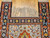 Vintage Persian Shahsavan Soumak Saddle Blanket in Lavender, Ivory, Yellow, Terracotta,  ⁨@thepersianknot⁩  , SKU 1059