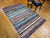 Vintage Moroccan Boucherouite Rug 5x7 | Bold Color | Lower Section Detail