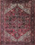 Vintage Persian Heriz Rug 7x10 | Brick Red Medallion