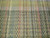 Vintage American Amish Rag Runner in Stripe Pattern in Green, Yellow, Blue, The Persian Knot, SKU 1550