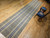 Vintage American Amish Rag Runner in Stripe Pattern in Green, Yellow, Blue, The Persian Knot, SKU 1550