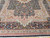 Vintage Persian Kerman Lavar Rug in Millefleur Floral Pattern in Blue, Ivory, Turquoise, Pink, The Persian Knot Gallery, SKU 1213