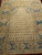 Vintage Persian Kalamkar Textile | Handwoven Antique Textile | Full View on Floor