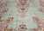 Vintage Oversized Persian Kerman Rug | Pale Green | Border Detail