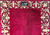 Vintage Persian Tabriz Long Runner 3x19 | Signed | Top Section Detail