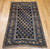 Antique Caucasian Shirvan Rug 4x7 | Abrash Navy | Full View on Floor