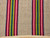 Vintage American Rag Runner 2x6 | Handwoven Stripe | Lower Section Detail