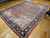 Vintage Persian Mahal Sultanabad in an Allover Pattern in Brick Red, Ivory, Navy Blue, The Persian Knot, SKU 1478