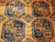 Vintage Afghan Ersari Rug 8x13 | Camel Hair Gul Room Size | Border Detail
