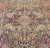 Antique Persian Kerman Lavar Rug | Floral Field | Center Section Detail
