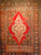Antique Turkish Oushak Rug 4x6 | Art Nouveau Era | Full View on Floor
