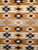 Antique Navajo Rug | Geometric, Natural Dyes | Top Section Detail
