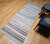 Antique American Rag Rug 2x6 | Handwoven Stripe | Center Field Close-Up