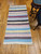 Vintage American Rag Rug 3x6 | Earth Tone Band | In-Room View 2