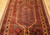 Antique Baluch Rug 3x5 | Lustrous Allover Geometric | Lower Section Detail
