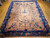 Antique Chinese Art Deco Carpet 12x14 | Pastel Floral | Full View on Floor