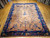 Oversized Walter Nichols Art Deco Chinese Rug in Tan, French Blue, Pink, Navy, Lavender, The Persian Knot, SKU 1299