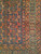 Antique Baluch Rug 4x7 | Navy Red Camel Allover | Center Section Detail