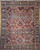 Vintage Persian Mahal Sultanabad in an Allover Pattern in Red, Navy, Yellow, Pink, The Persian Knot, SKU 1263