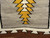 Antique Navajo Rug | Geometric, Natural Dyes | Border Detail