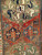 Antique Chondsoresk Caucasian Rug | 19th Century Abrash Green | Center Field Close-Up