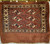 Antique Turkmen Yomut Rug 2x3 | Gul Pattern | In-Room View 10