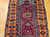 Antique Anatolian Prayer Rug 3x5 | Red Turquoise | Center Section Detail