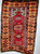 Antique Anatolian Prayer Rug 3x5 | Red Turquoise