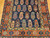 Antique Caucasian Kazak Rug | Bold Geometric | Center Section Detail