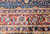 Antique Mahal Sultanabad Carpet 11x14 | Navy Allover | Center Field Close-Up