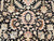 Fine Persian Tabriz in Heriz Pattern in Black, Pink, Ivory, Blue, The Persian Knot Gallery, SKU 1195