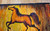 Vintage Mid-Century Hand-Woven Horse Tapestry | Earth Tones | In-Room View 4