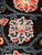 Vintage Tibetan Rug with Lotus Flowers and Cloud Symbols in Navy. Green, Blue, Red, The Persian Knot, SKU 1744