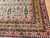 Vintage Indian Agra Room Size Rug in Garden Pattern in Green, Yellow, Pink, Red, The Persian Knot, SKU 1756