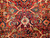 Vintage Persian Mahal Sultanabad in Allover Large Pattern in Red, Navy Blue, Green, Pink, Yellow, The Persian Knot, SKU 1749