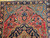 Vintage Persian Sarouk With Floral Design in Turquoise Blue, Red, and Navy 1766, 3’ 5” X 4’ 10”, 1st Quarter of the 1900s, The Persian Knot, SKU 1766