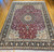 Vintage Room Size Persian Tabriz in Floral Pattern in Burgundy, Navy, Green, The Persian Knot, SKU 1745