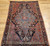 Antique Persian Farahan Rug 4x6 | Royal Blue | Top Section Detail