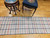 Vintage American Rag Runner in Stripe Pattern in Cream, Blue, Pink, The Persian Knot, SKU 1958A