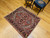 Vintage Persian Heriz Serapi Near Square Area Rug in Green, Blue, Ivory, Red, The Persian Knot Gallery, SKU 1789