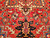 Antique Persian Heriz Serapi | Rug | Border Detail