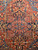 Vintage Persian Heriz Serapi with Abrash French Blue, Yellow, and Red 1822,  7’ 3” x 10’, 4th Quarter of the 1800s, The Persian Knot