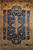 Vintage Turkish Oushak Area Rug in French Blue, Green, Purple, and Ivory Colors 1809, The Persian Knot Gallery, SKU 1809