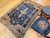 Vintage Turkish Oushak Area Rug in French Blue, Green, Purple, and Ivory Colors 1809, The Persian Knot Gallery, SKU 1809