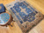 Vintage Turkish Oushak Area Rug in French Blue, Green, Purple, and Ivory Colors 1809, The Persian Knot Gallery, SKU 1809