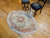 Antique Persian Oval Tabriz Rug 3x5 | Rare Format | Center Field Close-Up