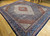 Vintage Persian Tabriz Mahi Rug 10x13 | French Blue | In-Room View 7