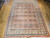 Vintage Mahal Sultanabad Rug in All Over Geometric Pattern in Pale Pink, Cream, The Persian Knot, SKU 1816