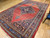 19th Century Vintage Persian Bidjar Room Size Rug in Red, French Blue, Yellow, Green, The Persian Knot, SKU 1833