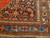 19th Century Vintage Persian Bidjar Room Size Rug in Red, French Blue, Yellow, Green, The Persian Knot, SKU 1833